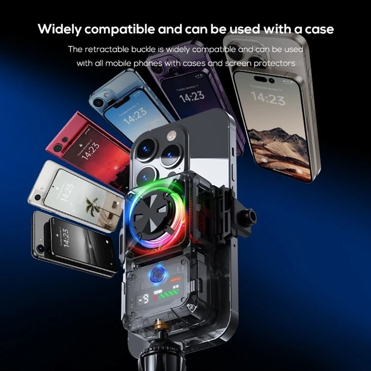 MEMO DL23 Semiconductor Phone Cooler 2000mAh Battery Phone Radiator For Live Streaming With Configure Nut Holes best